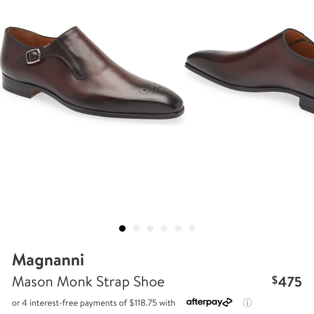 Magnanni
Mason Monk Strap Shoe